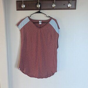 FlyLow Stevie Short Sleeve Shirt Women's Size Large Cosmos/Mist